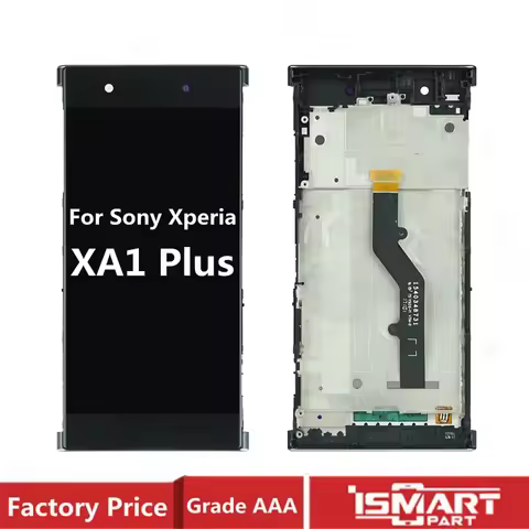 For Sony Xperia XA1 Plus LCD Display Touch Screen Digitizer with Frame Assembly Replacement
