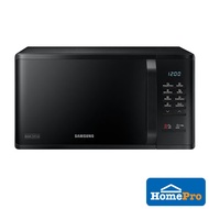 SAMSUNG MICROWAVE OVEN SOLO MS23K3513AK/SM 23L BLACK WITH QUICK DEFROST CERAMIC INSIDE