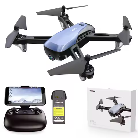UDIRC UDI U89S WIFI RC FPV Drone with 1080P Adjustable Camera, Lipo 3.7V 1500mAh Battery