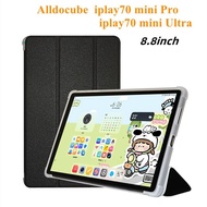 Ultra Thin Three Fold Stand Case For Alldocube iplay70 mini Ultra 8.8inch Tablet Soft TPU  Cover For