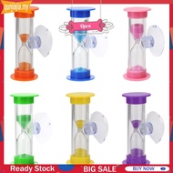 3 Minute Teeth Brushing Sandglass Timer Time Management Suction Cup Hourglasses