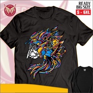 Beliaza24 Oversized Distro T-shirt Men Women Arjuna Futuristic Cotton COmbed 30s Unisex Cultural Clo