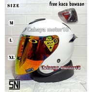 PAKET GANTENG HELM KYT KYOTO REPLIKA MERK DYR STIKER