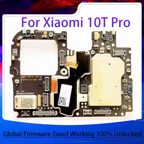 Original Unlocked MotherBoard for Xiaomi 10T Pro MainBoard Fully Tested Good Working Logic Board Cir