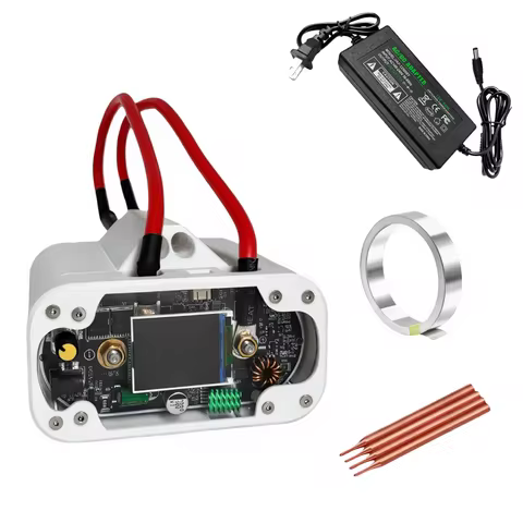 High Power Dual Super Capacitor Battery Spot Welder Machine 2500A 6V for 18650 21700 32140 Battery 0