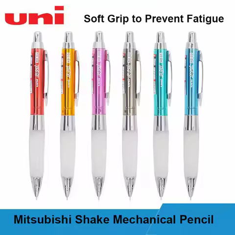 Uni Mitsubishi Mechanical Pencil, M5-617618GG Alpha-Gel Shake Out Lead 0.5mm Automatic Pen Anti-fati