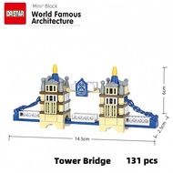 Sydney Opera House/Sydney Opera House/London Bridge nano Block DlY Assemble Building Blocks Sydney O