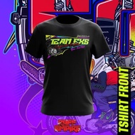 TEAM EX5 5.0| T-shirt Kapas 240g | 100% Kapas Asli | Sama untuk Lelaki dan Perempuan | Cetakan Kuali
