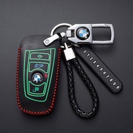 Cover Kunci BMW 1 3 5 7 X1 X3 X4 X5 Series F10 F20 F30 F18 F25 M3 M4 E34 E36 Key Fob Cover Case Leat