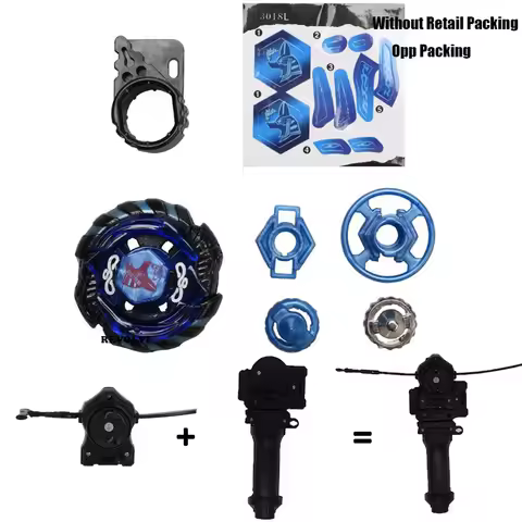 B-X TOUPIE BURST BEYBLADE illya mao Toupie mercury anubius 85xf 4d system with grip + black pull lin