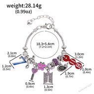 BTS1 Butterfly Purple DiamondS Necklace - Fan Support Logo Pendant Accessory