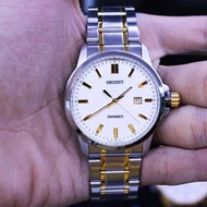 [Original] Orient SUNE5001W0 Old School Swimmer Gold Tone Stainless Steel Watch