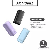 Pineng PN-739 20000mAh Powerbank 22.5W Fast Charging Power Bank Mini
