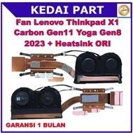 Fan Lenovo ThinkPad X1 Carbon Gen11 Yoga Gen8 2023 With Heatsink 5H40W36682 5H40W36681 5H40W36680 5H