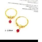 Valayam with crystal stone not 916 Readystock earing