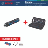 BOSCH [COMBO] GO 3Gen 3 Kit Smart Screwdriver - 06019H2281+ BOSCH 15pcs Multi-Function Hand Tool Mix