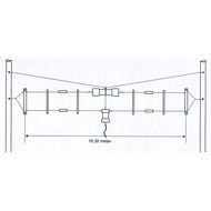 DJ97 Marshal MBA-3300 Boradband HF Antenna Bentang Antenna MBA3300 Radio SSB