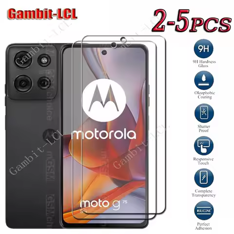 9H HD Original Tempered Glass For Motorola Moto G75 5G 6.78" MotoG75 MotorolaMotoG75 Screen Protecti