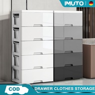 IMUTO 3-6 Layers Durabox Cabinet Drawer Drawer Clothes Storage Cabinet For Clothes Drawer Organizer