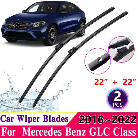 Car Windscreen Wipers for Mercedes Benz GLC Class X253 C253 AMG 2016~2022 200 250 300 220d 250d MK1 
