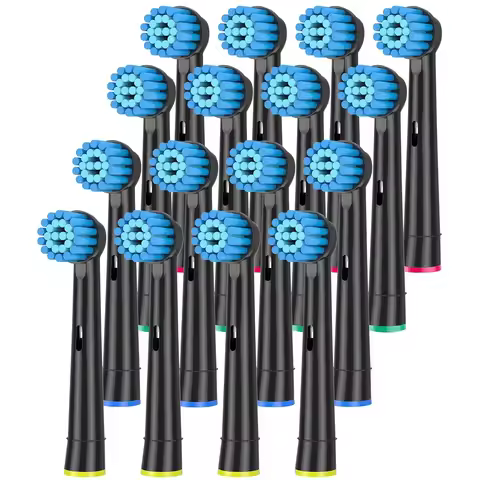 4-16pcs Sensitive Gum Care Replacement Brush Heads For Oral B D12 D100 D36 PRO3000 vitality Triumph 