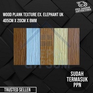 Wood Plank Texture ex. Elephant uk. 405cm x 20cm x 8mm