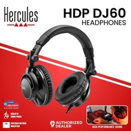 Hercules DJ HDP DJ60 Headphones with attached spiral cable (DJ-60 / DJ 60 / HDP-DJ60)