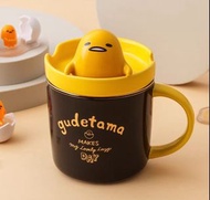 Sanrio 蛋黃哥 Gudetama 陶瓷杯 連 多功能 手機支架 杯蓋 兩件套（需訂購）