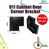 011 Cabinet Door Corner Bracket L-shaped Plastic Bracket (for aluminium frame use) L Bracket