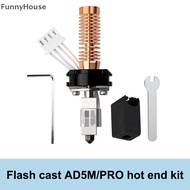【FKSG】 Upgraded Hotend Kit For Flashforge Adventurer 5M/5M Pro Hotend AD5M Ceramic Heating Block & Q