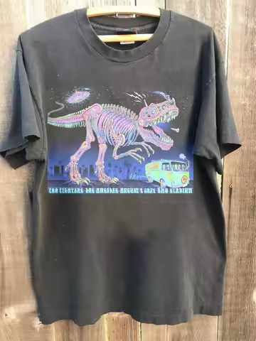 Foo Fighters Los Angeles Tshirt, CA On August 9, 2026 Tour Charcoal Tshirt