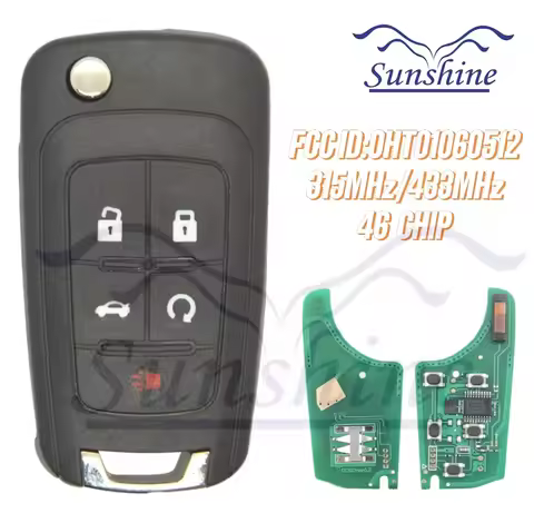 Sunshine car key Remote Car Key /5Bt Fob 5B 315MHz/433MHz ID46 7941 for Chevrolet Cruze Camaro Malib