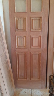 daun pintu kayu mahoni mulus