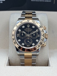 [SOLD OUT]二手 USED  ROLEX 勞力士 DAYTONA 116503G 黑色鑽石字 2021年4月 未打磨 全套 FULL SET