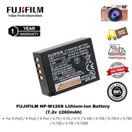 Fujifilm Np-W126S W126 Battery Pack ( 1 Year Warranty )