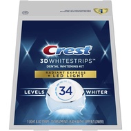 Crest 3D Whitestrips, Radiant Express with LED Accelerator Light, Teeth Whitening Strip Kit, 40 Stri