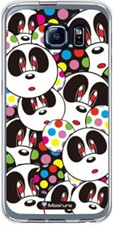SECOND SKIN Panda Face (Soft TPU Clear) Design by Moisture/for Galaxy S6 SC-05G/docomo DSC05G-TPCL-7