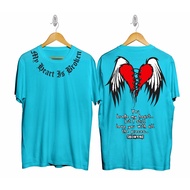 T-shirt T-SHIRT BROKEN Wings T-SHIRT DISTRO Men Women Short Sleeve