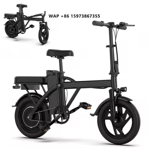 250W 500W Power 14 Inch Folding Electric Bicycle for Adults with 9Ah Battery Pedal Assist Portable C