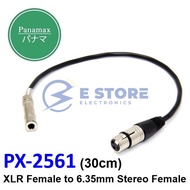 Panamax 30cm 6.35mm Stereo Female to XLR Female Audio Cable - PX-2561/30CM