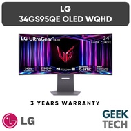LG 34GS95QE 34'' UltraGear OLED Curved Gaming Monitor WQHD with 240Hz Refresh Rate 0.03ms Response Time, VESA DisplayHDR