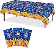 Star Wars Tablecloth Themed Birthday Party Decorations, 3Pcs Table Cover Plastic 100% Waterproof Tab