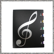 (GJFZ) Sheet Music Folder 60 Pages Sheet Music/HolderFits Letter Size A4 Writable & Detachable Choir