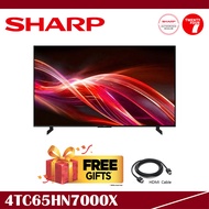 [ Delivered by Seller ] SHARP 65inch AQUOS TRU 4K QLED Google TV - 4TC65HN7000X