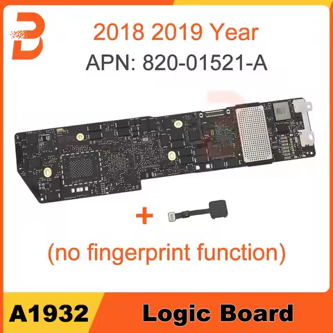Original Logic Board For Macbook Air 13" A1932 Motherboard 820-01521-A No Fingerprint Recognition i5