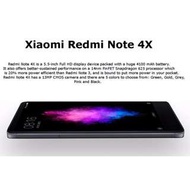 Hong Kong/Global version  Xiaomi 小米/紅米 Redmi Note 4X, 3+32G, Dark grey.