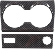 Car interior stickers Compatible for BMW X1 U11 2023 2024 Center Control Cup Holder Cover Trim Decor