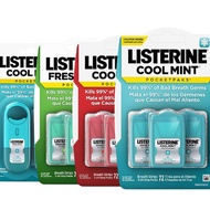 Listerine Cool Mint Pocketmist Pocketpaks Oral Care Mist for Fresh Breath Sugar-Free Minty Bad Breat