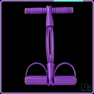 LUCKY 2PCS Pedal Resistance Band, 4 Tube 6 Tube Resistance Band Trainer, Flexible Dual Foot Pedals T