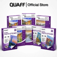 QUAFF【50Sheet】 Photo stickers matte A4/A3 size 90-175gsm stickers